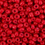 Glasperlen rocailles 8/0 (3mm) Burgundy red